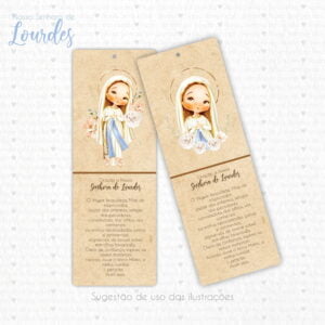 Kit Digital Ilustrações Nossa Senhora de Lourdes Imagens Png