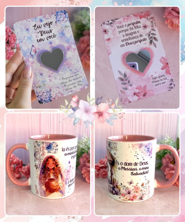 Kit Digital Mimos Mulheres Fortes e Corajosas Papelaria Fofa