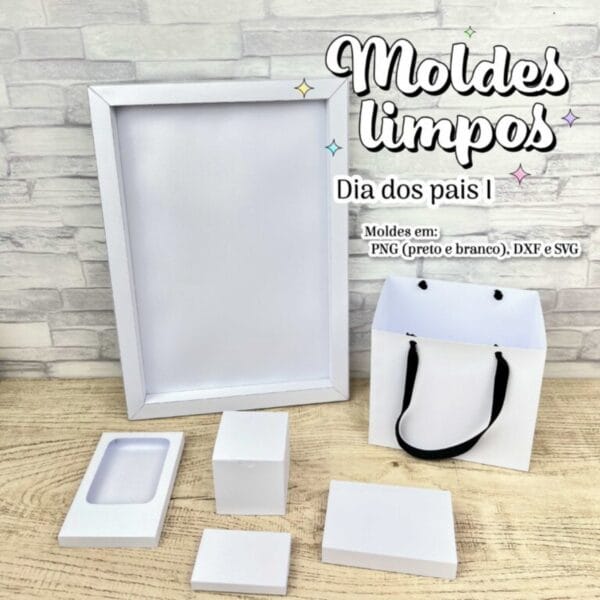 Kit Digital Moldes Limpos Part 1 - Arquivo Digital
