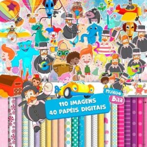 Kit Digital Mundo Bita E Os Animais Personalizados Png