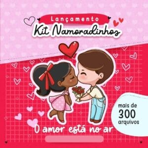 Kit Digital Namoradinhos +300 Arquivos Arte Frases Namorados