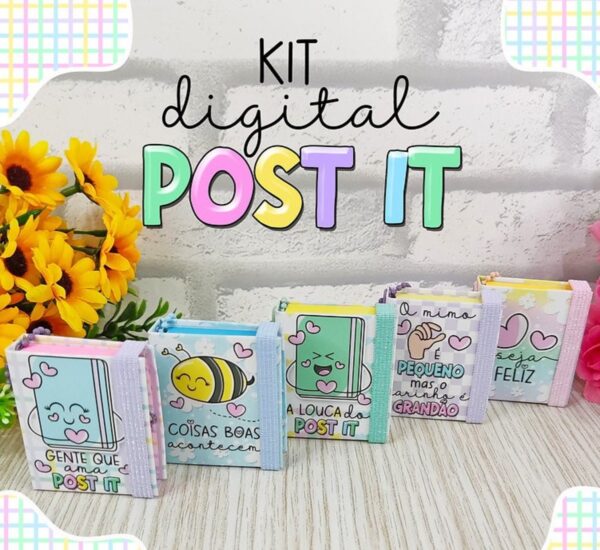 Kit Digital Post It - Arquivo Digital