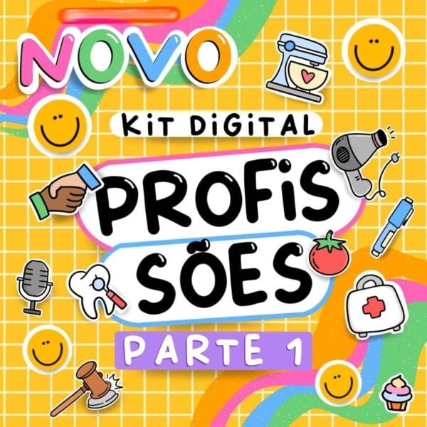 Kit Digital Profissões Artes E Ilustrações Scrapbook Clipart