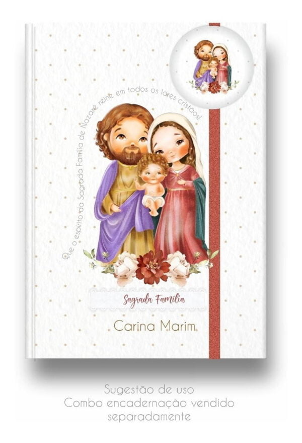 Kit Digital Sagrada Familia Santinhos Jesus Maria Jose Png 4