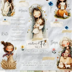 Kit Digital Temático Mulheres de Fé para Personalizados
