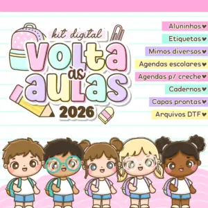 Kit Digital Volta As Aulas 2026 Papelaria E Encadernacao 10