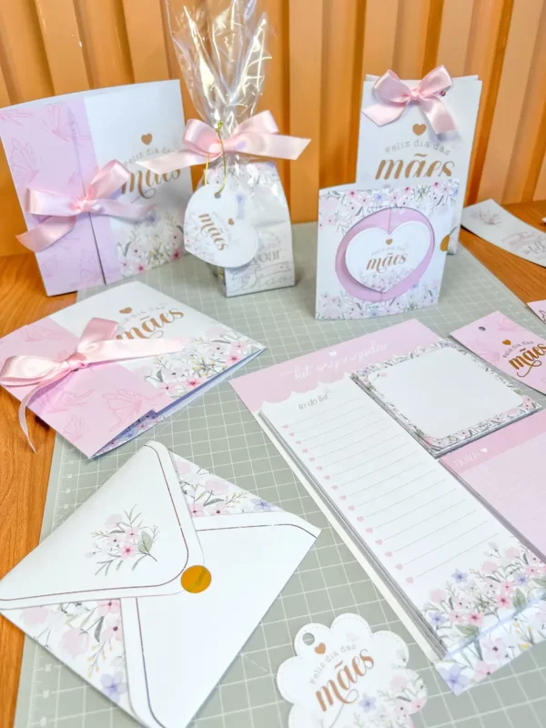 Kit DIY para Sublimação e Papelaria Dia das Mães