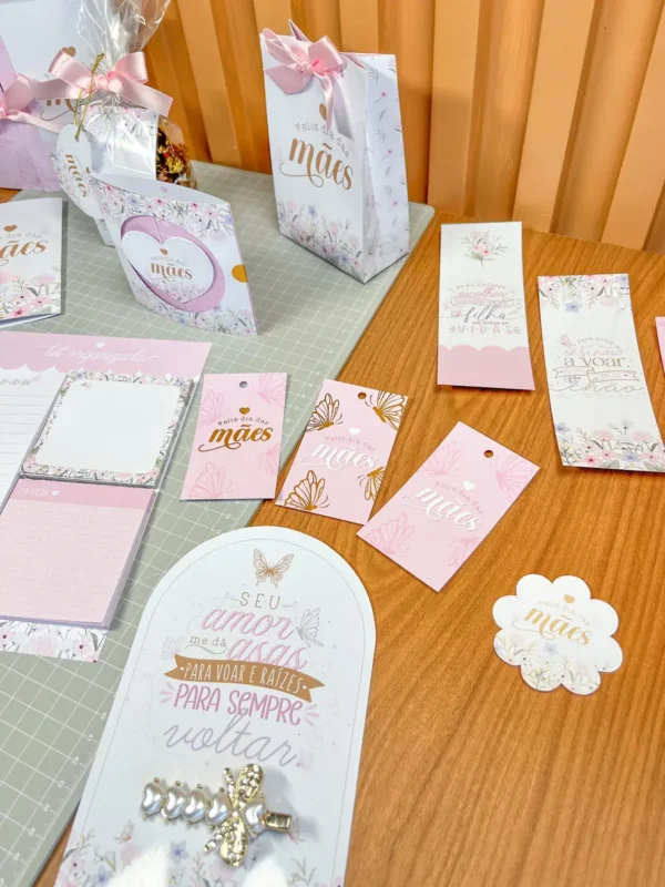 Kit DIY para Sublimação e Papelaria Dia das Mães