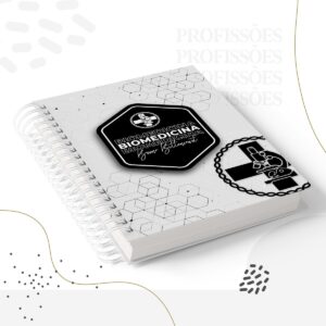 kit encadernacao biomedicina masculino arquivo digital agendas