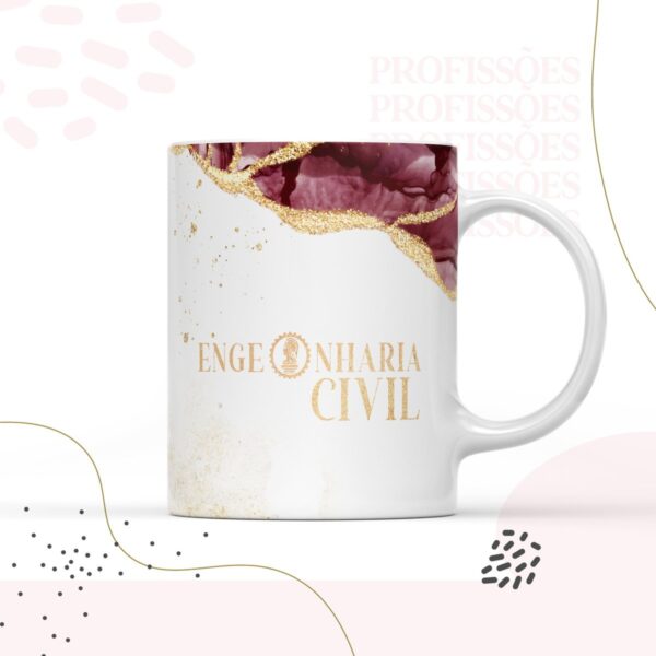 Kit Encadernação Engenharia Civil Feminino - Arquivo Digital