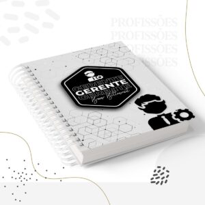 Kit Encadernação Gerente Masculino -Arquivo Digital