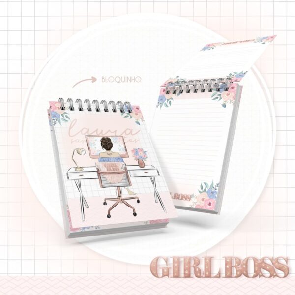 Kit Encadernação GirlBoss - Arquivo Digital - Imagem 4