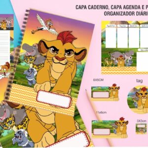 kit encadernacao guarda leao personalizacao