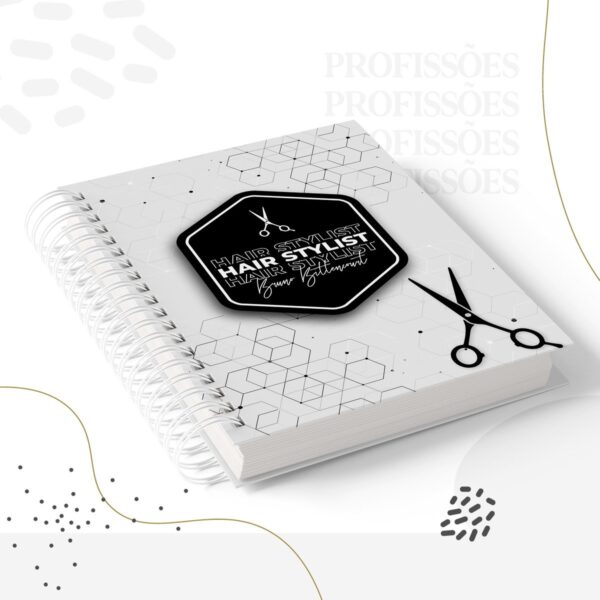 Kit Encadernação Hair Stylist Masculino -Arquivo Digital
