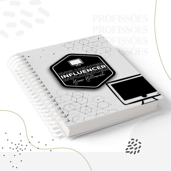 Kit Encadernação Influencer Masculino -Arquivo Digital