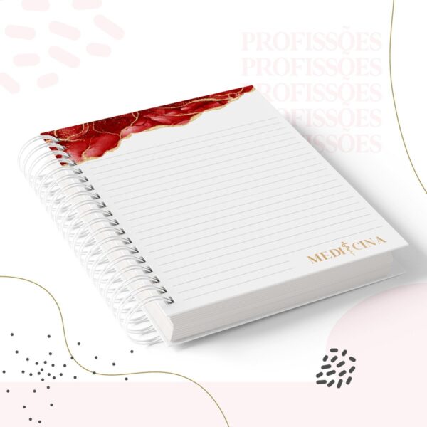 Kit Encadernação Medicina Feminino - Arquivo Digital