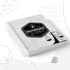 Kit Encadernação Nutrição Masculino -Arquivo Digital