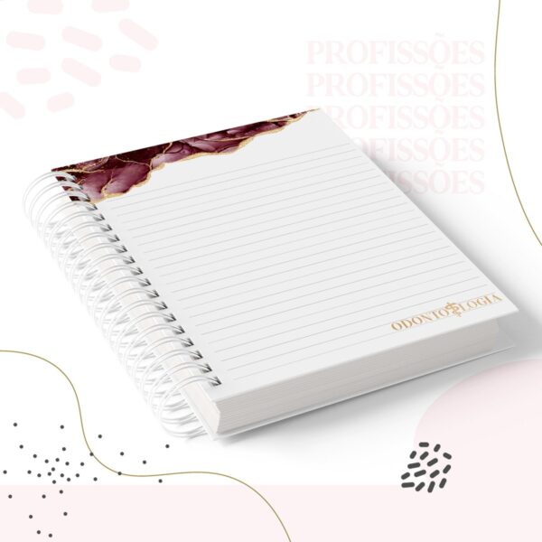 Kit Encadernação Odontologia Feminino - Arquivo Digital