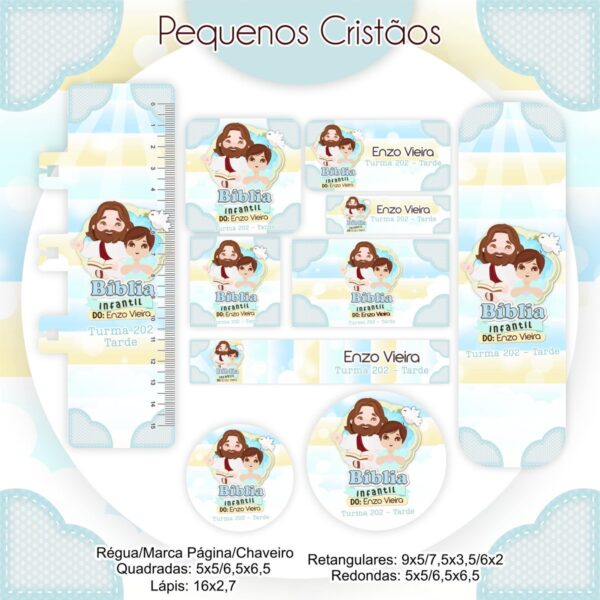 Kit Encadernação Pequenos Tesouros Menino - Arquivo Digital