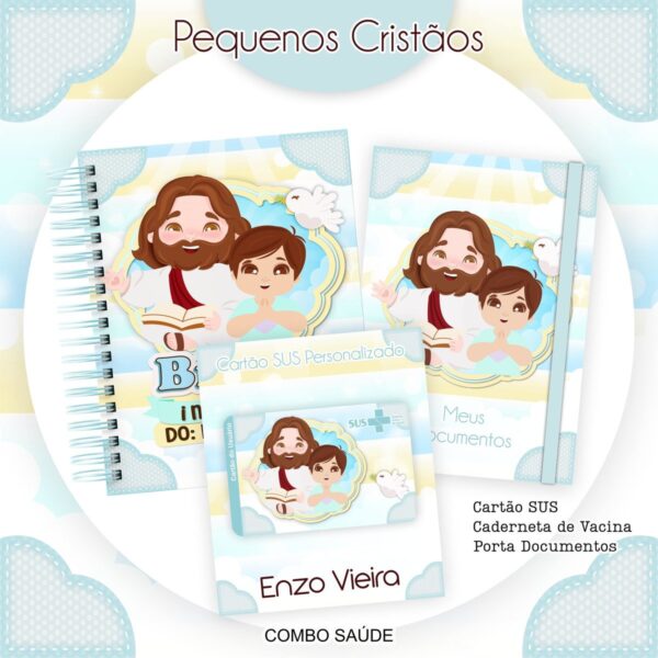 Kit Encadernação Pequenos Tesouros Menino - Arquivo Digital - Imagem 2