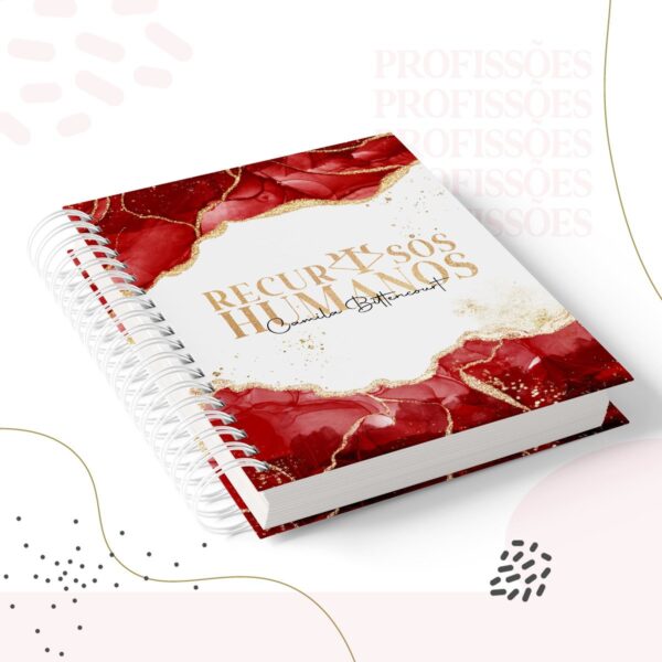 Kit Encadernação Recursos Humanos Feminino - Arquivo Digital