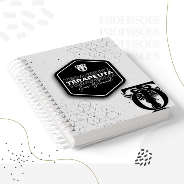 Kit Encadernação Terapeuta -Arquivo Digital