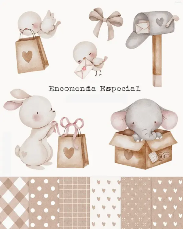 Kit Encomendas Especiais Em Png Para Encadernacao