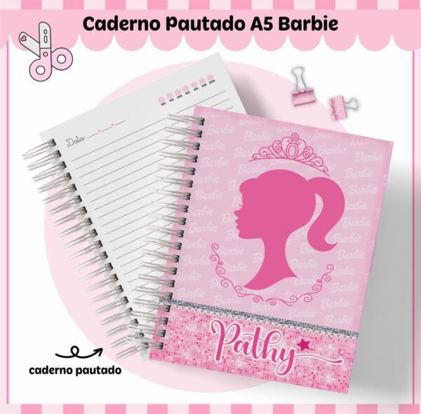 Kit Escolar Barbie - Arquivo Digital - Imagem 4