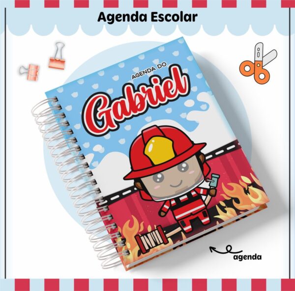 Kit Escolar Bombeiro - Arquivo Digital