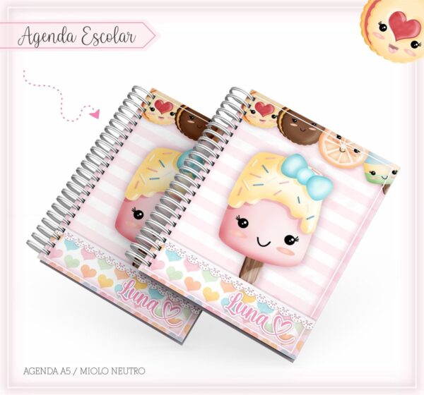 KIT ESCOLAR DOCINHOS CUTE - ARQUIVO DIGITAL - Imagem 5