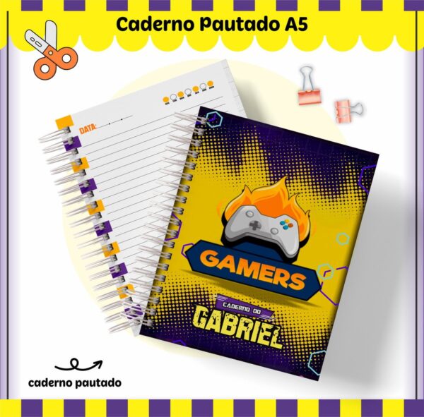 Kit Escolar Gamer - Arquivo Digital
