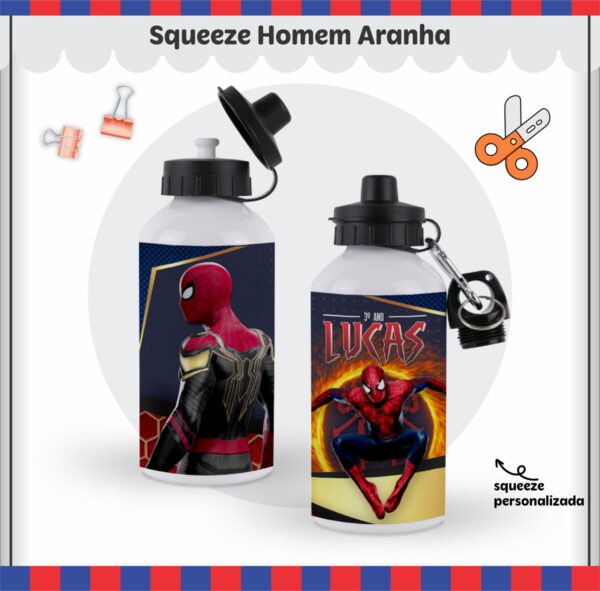 Kit Escolar Homem Aranha - Arquivo Digital - Imagem 4