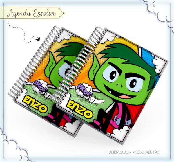 KIT ESCOLAR JOVENS TITÃNS - ARQUIVO DIGITAL - Imagem 2