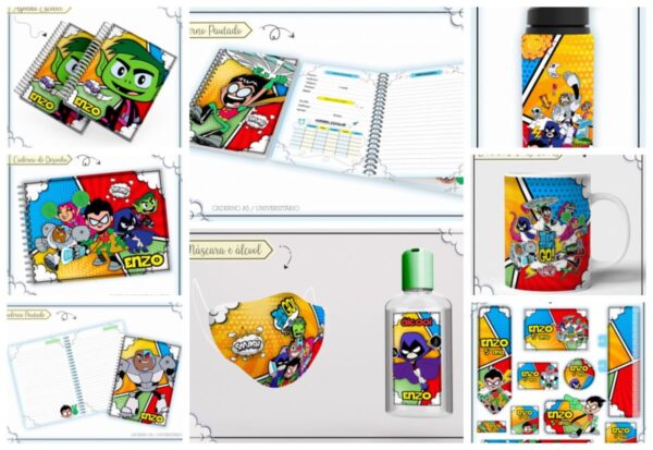 KIT ESCOLAR JOVENS TITÃNS - ARQUIVO DIGITAL