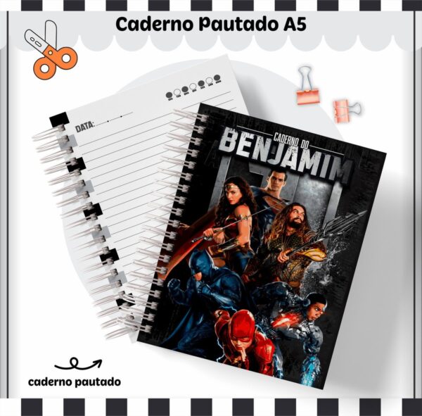 Kit Escolar Liga da Justiça - Arquivo Digital