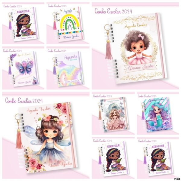 Kit Escolar Meninas e Meninos - Arquivo Digital