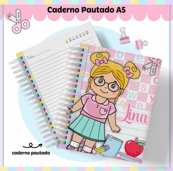 Kit Escolar Aluninhas - Arquivo Digital - Imagem 4