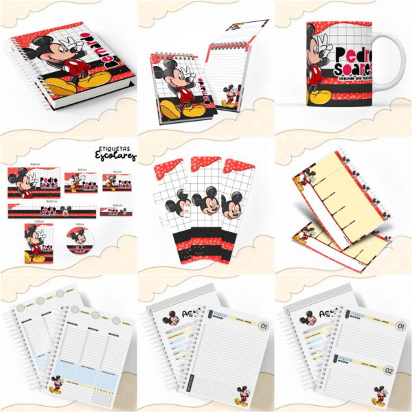 KIT ESCOLAR MICKEY - ARQUIVO DIGITAL