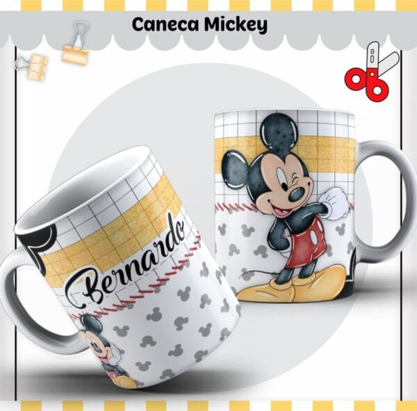 Kit Escolar Mickey Lindo - Arquivo Digital