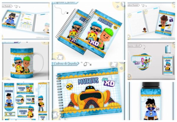 KIT ESCOLAR PKXD MENINO - ARQUIVO DIGITAL