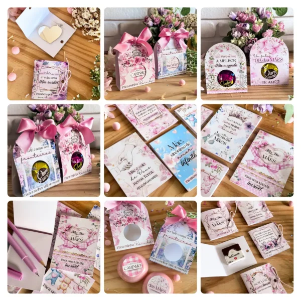 Kit Especial de Dia das Mães em PNG Presentes Personalizados