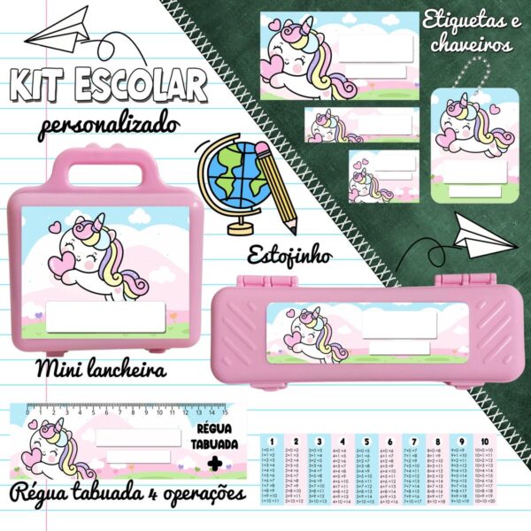Kit Etiquetas Escolares - Arquivo Digital