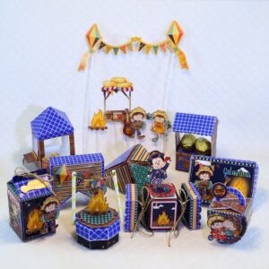 kit festa arraia azul arquivo digital kit festa pronta 2