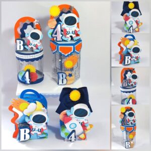 kit festa astronauta luxo studio e pdf so um bolinho