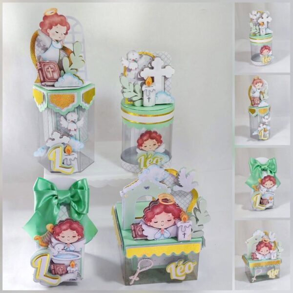 Kit Festa Batizado Menino Luxo - Studio e pdf