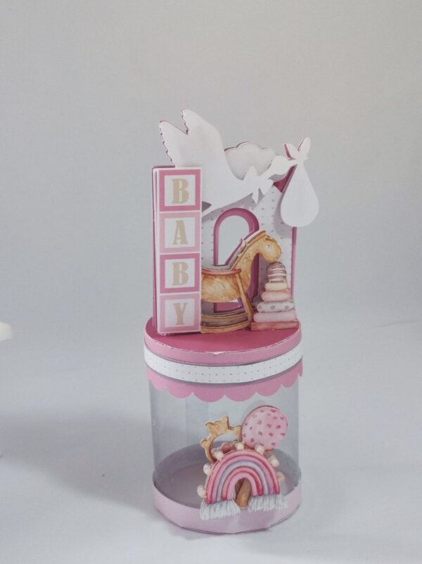 Kit Festa Chá de Bebê Menina Luxo - Studio e pdf - Imagem 3