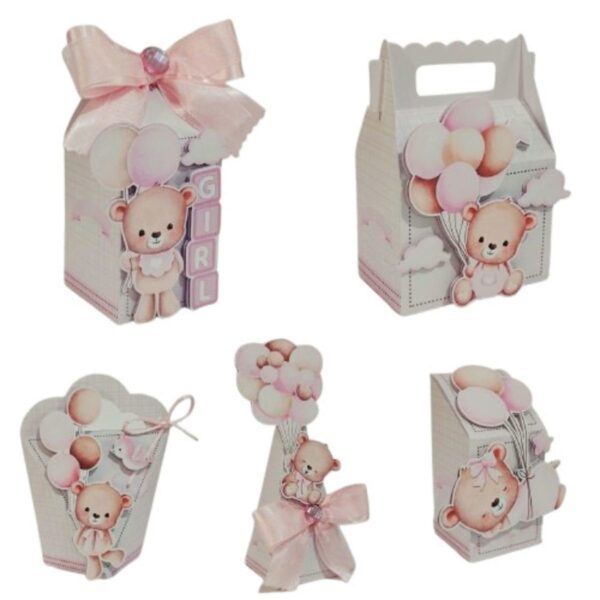 Kit Festa Chá de Bebê Ursinha Baby - Studio e pdf