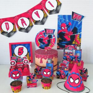 kit festa homem aranha arquivo digital kit festa homem aranha 2