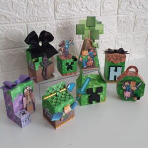 Kit Festa Minecraft - Arquivo Digital