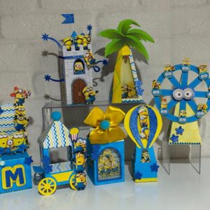 kit festa minions studio papel e cia